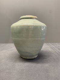 A collection of five Chinese celadon wares, Ming and later