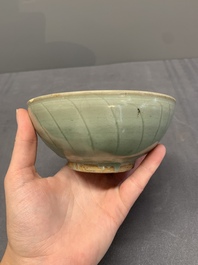 A collection of five Chinese celadon wares, Ming and later