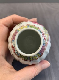 A varied collection of 13 Chinese famille rose, blue and white wares, Transitional period/19th C.