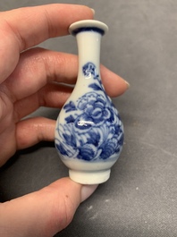 Seven Chinese blue, white and doucai vases, Wanli/Yongzheng/Qianlong mark, 19th C.