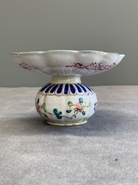 A Chinese Canton enamel spittoon, Yongzheng/Qianlong