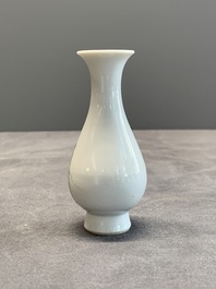 A Chinese grisaille 'Taoist' vase and a fitted box, Yongzheng mark and of the period