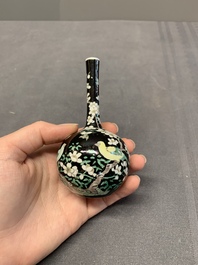 Five various Chinese monochrome miniature vases, 19th C.