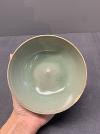 A collection of five Chinese celadon wares, Ming and later
