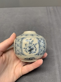 A collection of five Chinese blue and white jarlets, Yuan