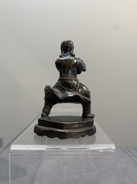 Three various Chinese bronze incense holders, Yuan/Ming