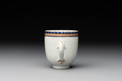 A collection of 17 Chinese blue and white, famille rose and Imari-style wares, Kangxi/Qianlong