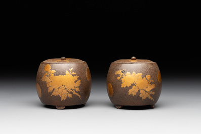 Ten various Japanese lacquerwares, Meiji, 19th C.
