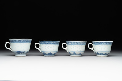 A collection of 22 Chinese blue and white wares, Ruo Shen Zhen Cang 若深珍藏 mark, 19/20th C.