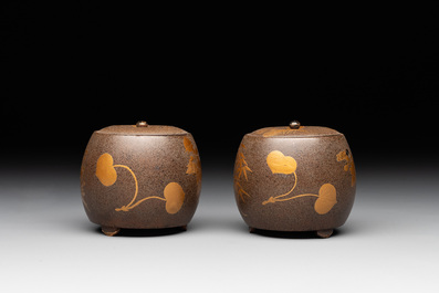 Ten various Japanese lacquerwares, Meiji, 19th C.
