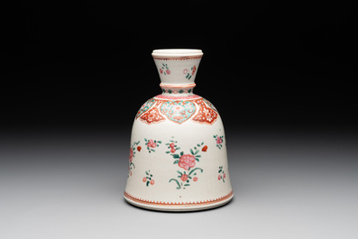 A Chinese famille rose hookah base with floral design for the Islamic market, Qianlong