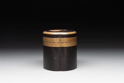Ten various Japanese lacquerwares, Meiji, 19th C.