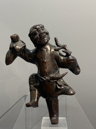 Three various Chinese bronze incense holders, Yuan/Ming