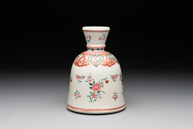 A Chinese famille rose hookah base with floral design for the Islamic market, Qianlong