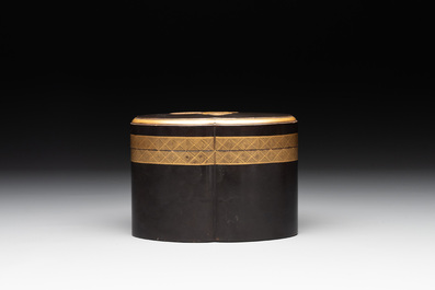 Ten various Japanese lacquerwares, Meiji, 19th C.