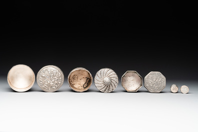 A varied collection of Chinese and Thai silverware, 19/20th C.