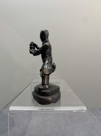 Three various Chinese bronze incense holders, Yuan/Ming