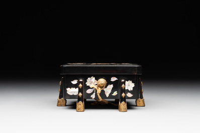 Ten various Japanese lacquerwares, Meiji, 19th C.