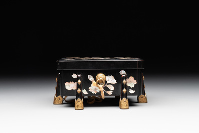 Ten various Japanese lacquerwares, Meiji, 19th C.