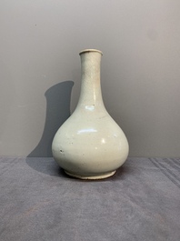 Three Chinese monochrome wares, Qianlong mark, Ming and later