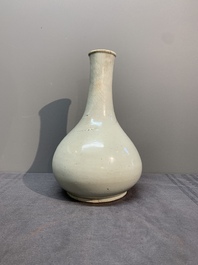 Three Chinese monochrome wares, Qianlong mark, Ming and later