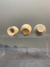 A collection of nine Chinese white-glazed and cream-glazed wares, incl. Dehua, Song/Ming