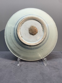 A varied collection of nine Chinese blue and white wares, Ming and later
