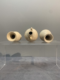 A collection of nine Chinese white-glazed and cream-glazed wares, incl. Dehua, Song/Ming