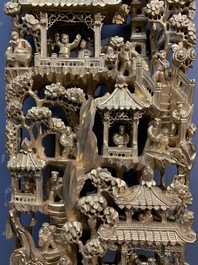 Two fine Chinese Cultural Revolution gilt wooden carvings, 1966-1976