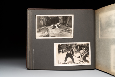 (PLEASE NOTE, GRAPHIC VIOLENT CONTENT!) A photo album with executions, beheadings and tortures in China, 19/20th C.
