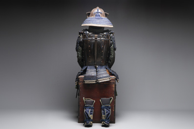An impressive Japanese samurai armor, Edo period, first half 18th C.