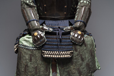 An impressive Japanese samurai armor, Edo period, first half 18th C.