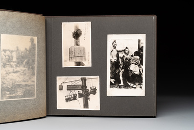 (PLEASE NOTE, GRAPHIC VIOLENT CONTENT!) A photo album with executions, beheadings and tortures in China, 19/20th C.
