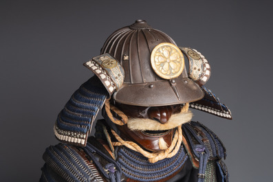 An impressive Japanese samurai armor, Edo period, first half 18th C.