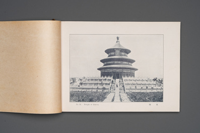 A photo album with sights and landmarks of Beijing 北京名胜, 20th C.