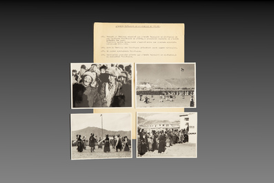 A rare collection of 47 press photos, 'Beijing Press Agency', China and Tibet, 1950-1953