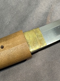 A collection of fine Japanese sword handles, guards, sheaths, a sword and a lacquered stand, Edo, 18/19th C.