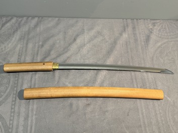 A collection of fine Japanese sword handles, guards, sheaths, a sword and a lacquered stand, Edo, 18/19th C.