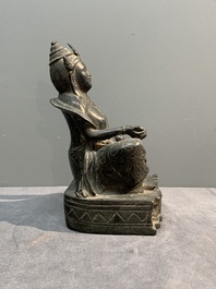 Two South-East Asian bronze figures of Buddha, 18/19th C.