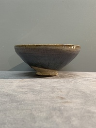 A Chinese Jun-glazed bowl and a narcissus basin, Ming/Qing