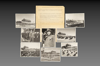 A rare collection of 47 press photos, 'Beijing Press Agency', China and Tibet, 1950-1953