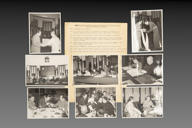 A rare collection of 47 press photos, 'Beijing Press Agency', China and Tibet, 1950-1953