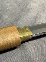 A collection of fine Japanese sword handles, guards, sheaths, a sword and a lacquered stand, Edo, 18/19th C.