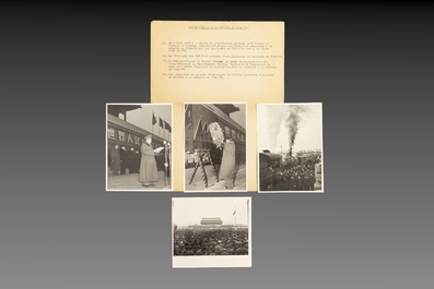 A rare collection of 47 press photos, 'Beijing Press Agency', China and Tibet, 1950-1953