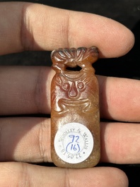 A collection of Chinese jade pendants, Qing