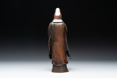 A Japanese bronze Kannon, Meiji, 19/20th C.