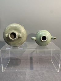 A collection of six Chinese Longquan celadon wares, Yuan/Ming