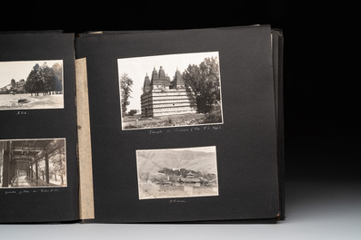 A photo album documenting the Huanggutun incident, prominent figures of China and sights of Beijing in the early 20th C., dated 1928