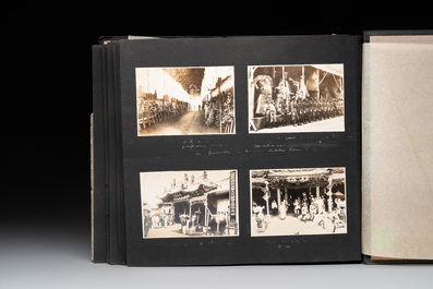 A photo album documenting the Huanggutun incident, prominent figures of China and sights of Beijing in the early 20th C., dated 1928