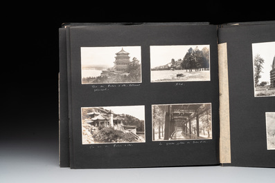 A photo album documenting the Huanggutun incident, prominent figures of China and sights of Beijing in the early 20th C., dated 1928
